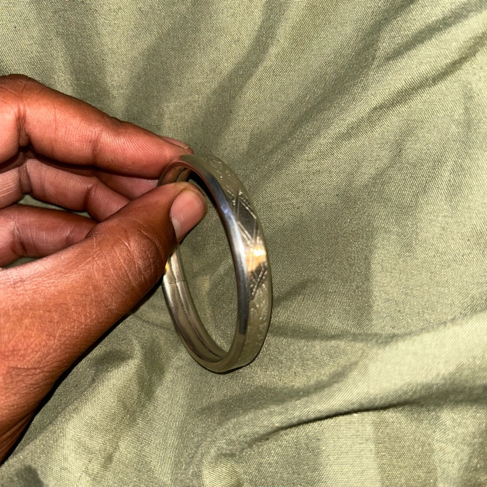 Silver women's Bangle